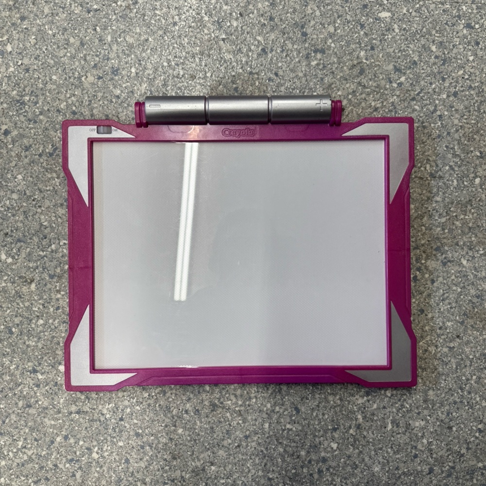 Crayola traceable light up pad, Pink Kids Drawing Tablet Only